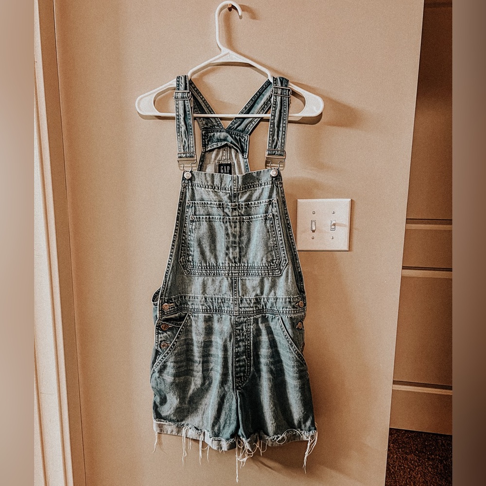 Denim overalls